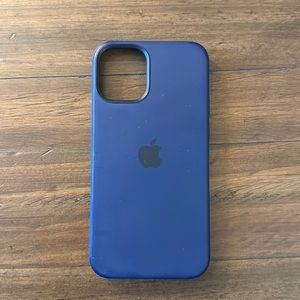 iPhone 12 Mini Blue Silicone Case